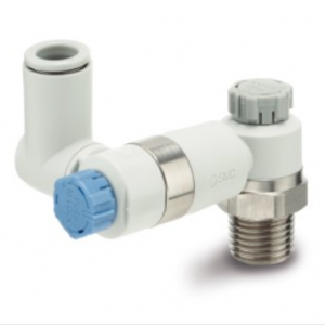 SMC ASD-A Speed Controller with One-touch Fitting Push-lock Type