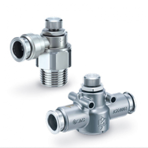SMC ASG Stainless Steel Speed Controller with One-touch Fitting