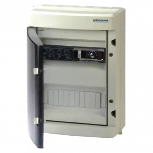 SOCOMEC Single phase ATyS g M in polycarbonate enclosure Automatic transfer enclosed switches from 40 to 160 A