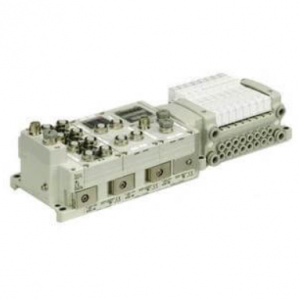 SMC VV5QC41-**SD6 Base Mounted Plug-in Unit I/O Serial Transmission Unit (EX600) (IP67)