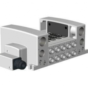 SMC VV5QC41-**L Base Mounted Plug-in Unit Lead Wire (IP67)