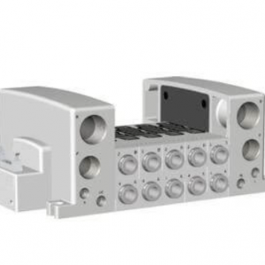 SMC VV5QC41-**PD Manifold/Valve Assembly with Flat Ribbon Cable (IP40)