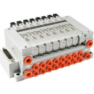 SMC VV5Q21-F 2000 Series Base Mounted Manifold Plug-in D-sub Connector