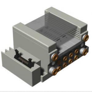 SMC VV5Q21-G 2000 Series Base Mounted Flat Ribbon Conn. w/Power Supply