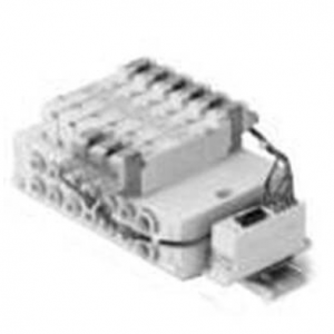 SMC SS5Y3-45S6A Base Mounted Manifold Stacking Serial Transmission System