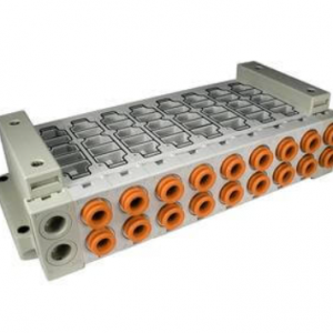 SMC SS5Y9-43* 9000 Series Stacking Manifold DIN Rail Mount Base